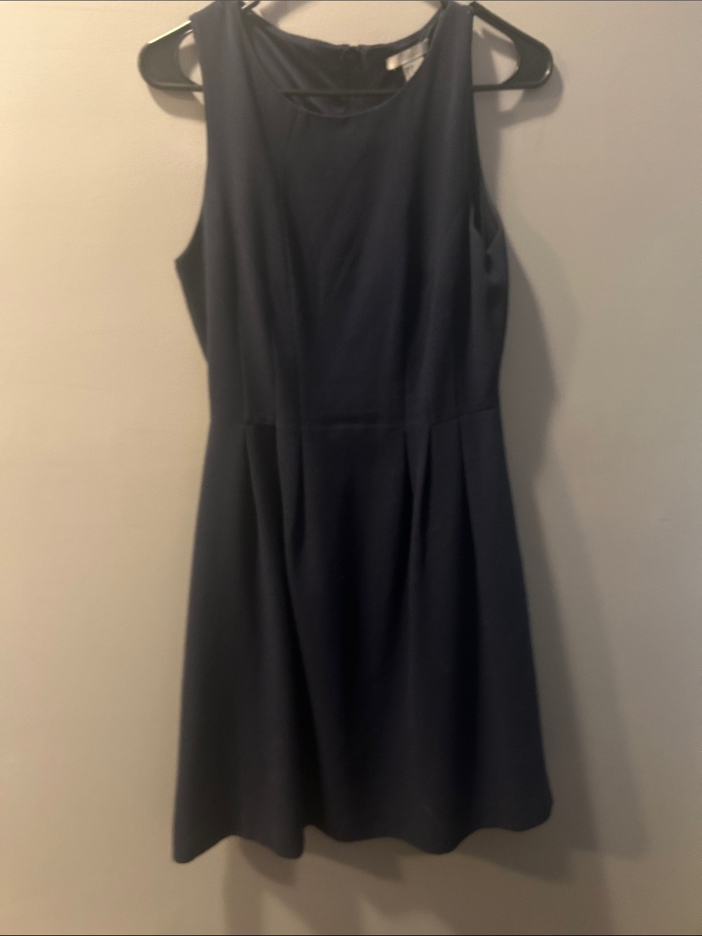 H&M Navy Sleeveless Midi Dress